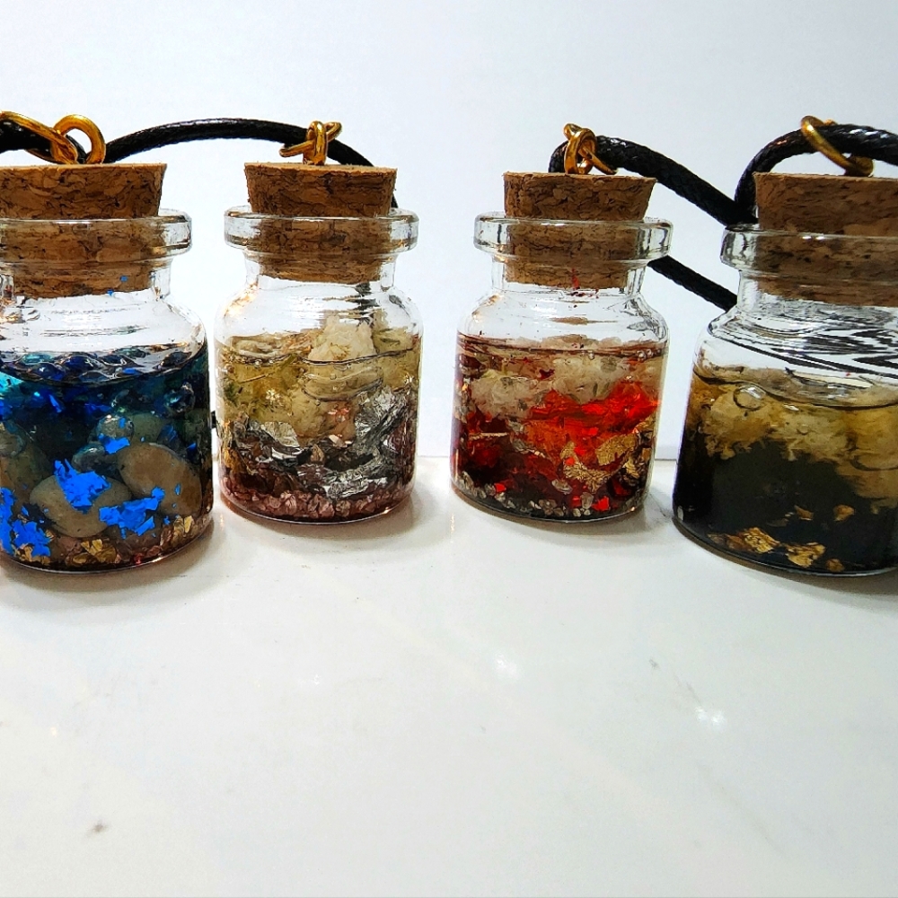 Glass Vial Bottle Necklace